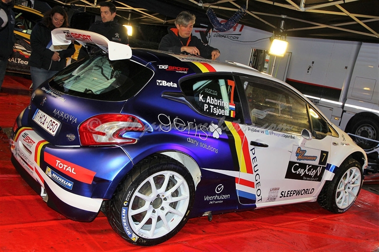 Abbring / Tsjoen, Peugeot 208 T16 R5, DG Sport