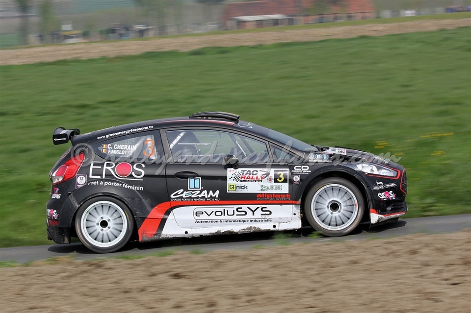 Cherain / Miclotte, Ford Fiesta R5, J-Motorsport