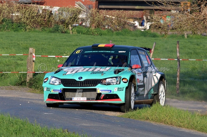 de Mévius / Jalet, Skoda Fabia R5, G Rally Team