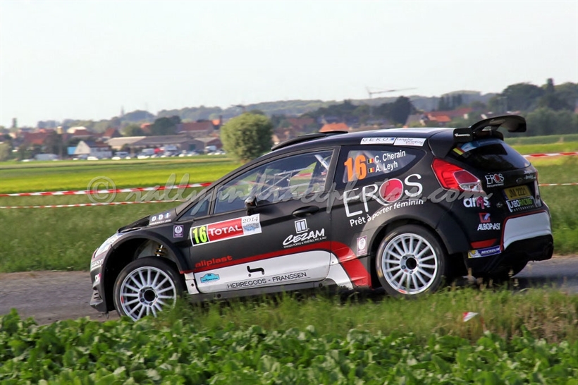 Cherain / Leyh, Ford Fiesta R5, J-Motorsport